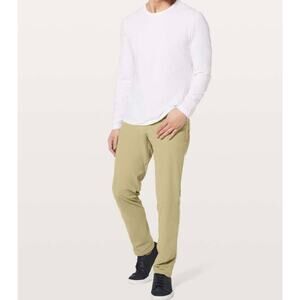 Lululemon Men’s ABC Classic Fit Warpstreme Pants Tofino Sand Size 32